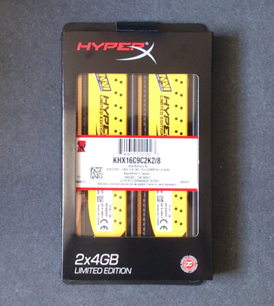 Kingston HyperX Limited Edition 8GB RAM Kit Box