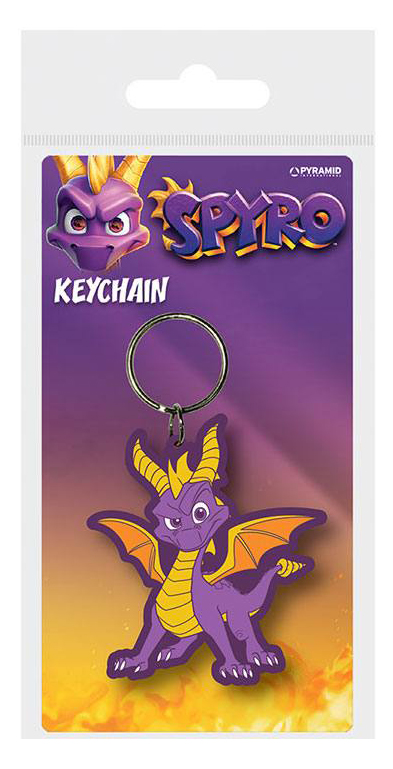 spyro dragon keychain